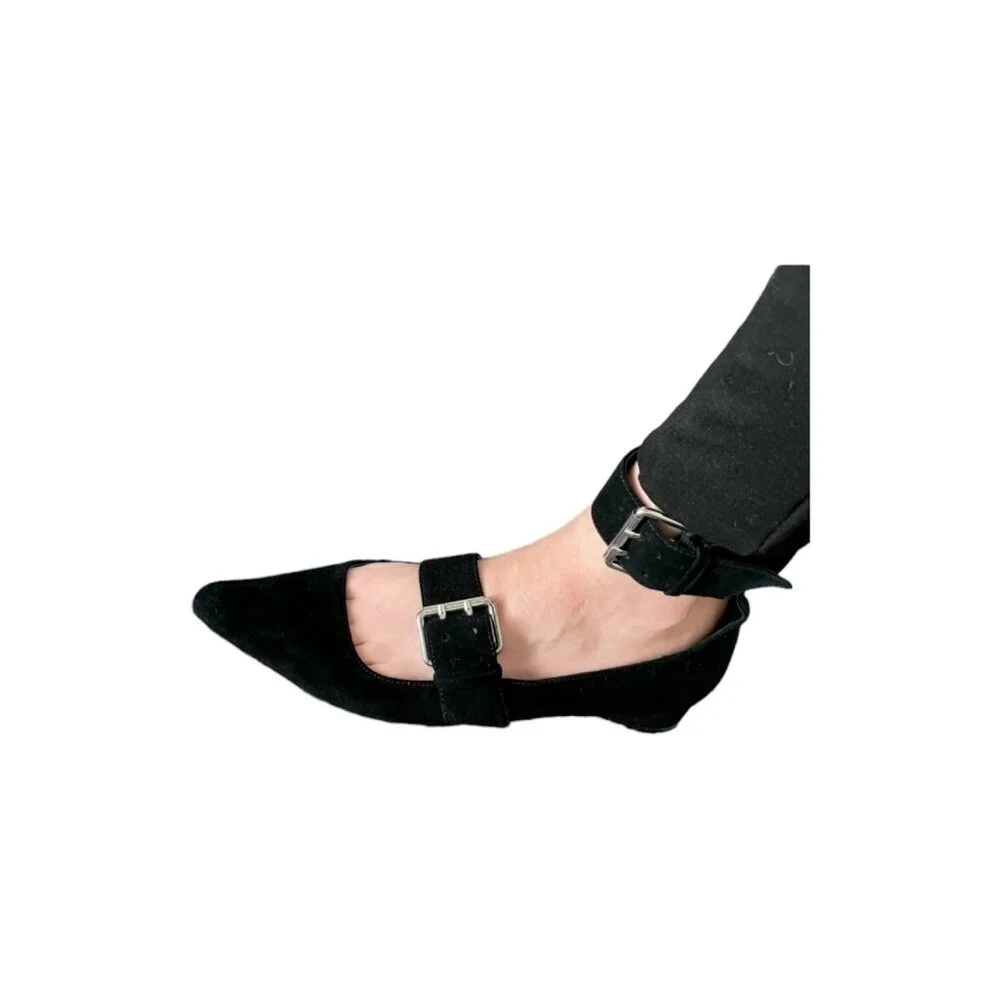 Opening Ceremony Buckle suede flats Size Eur 36/ 6 USA